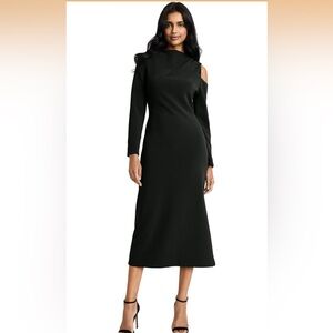 Donna Morgan One Shoulder Green Dress Size 8/00137